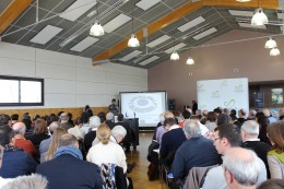 Salle comble pendant la matinée de présentation des programmes